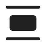 Center Vertically SVG Icon